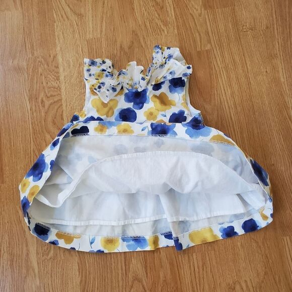 PALOMA DE LA O | Girl's Ruffle Collar Floral Dress - [size 24 months] - Picture 4 of 8